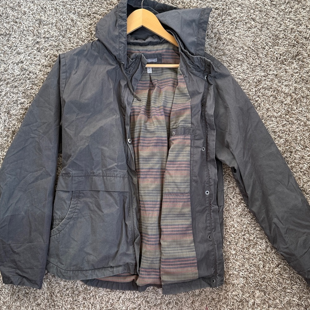 Horny Toad Outdoor Utility Jacket Durable Hooded Gray size XLarge - Picture 10 of 12